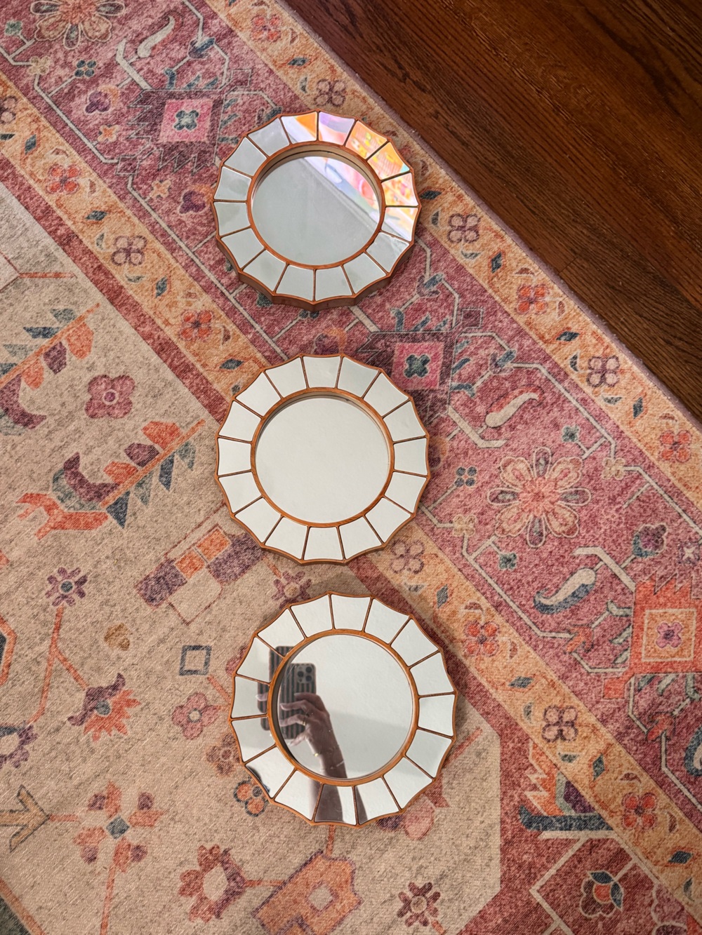 Set of 3 mirrors